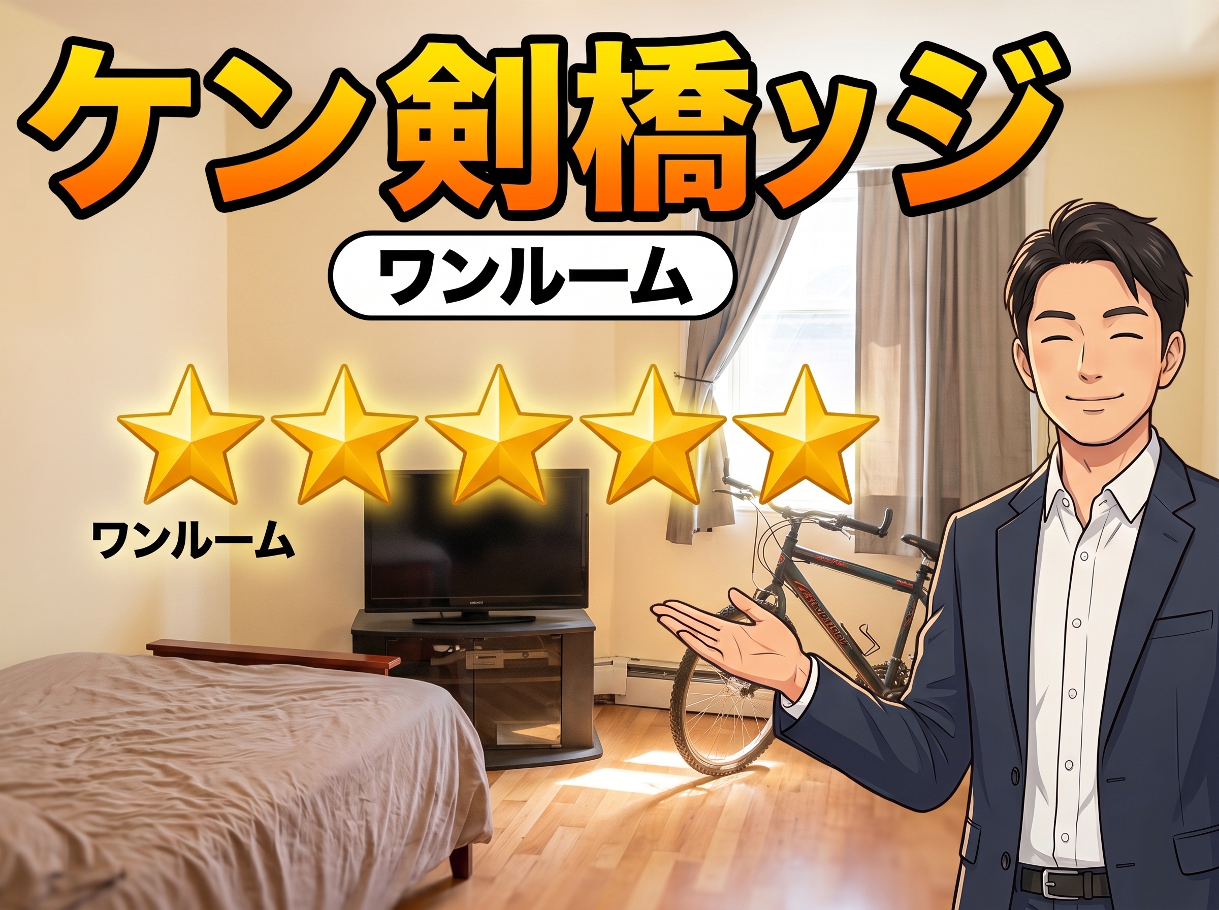 【まだまだ間に合う！】9月1日入居可・Porter Sq徒歩3分の家具付き格安スタジオ（$1,600/月）